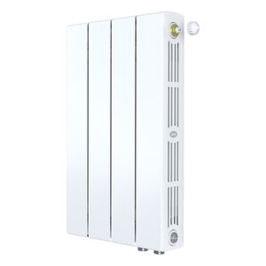 Изображение товара Радиатор биметаллический Rifar SUPReMO Ventil 500 R-SU-500-04-VR, 4 секции, нижнее правое подключение, цвет белый