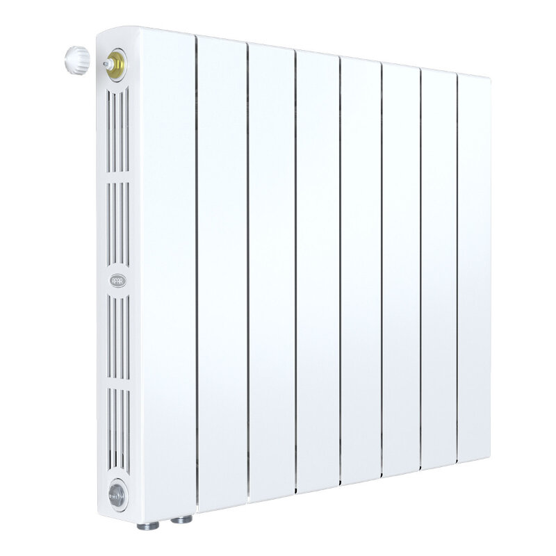 Изображение товара Радиатор биметаллический Rifar SUPReMO Ventil 8 секций 500 мм белый Россия