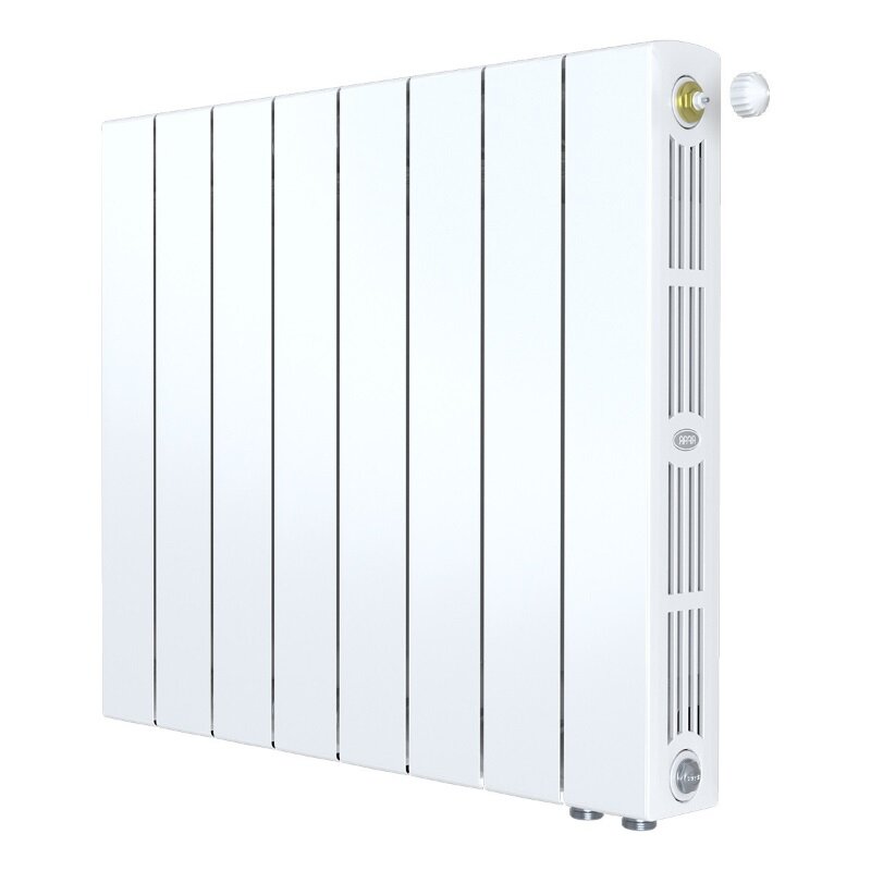 Изображение товара Радиатор биметаллический Rifar SUPReMO Ventil 500 8 секций белый, нижнее подключение