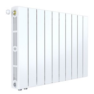 Изображение товара Радиатор биметаллический Rifar SUPReMO Ventil 500 R-SU-500-10-VL, 10 секций, нижнее левое подключение, цвет белый