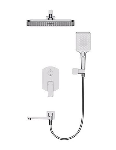 Изображение товара Душевая система Wonzon & Woghand Forza WW-939031-CR, с внутренней частью, хром