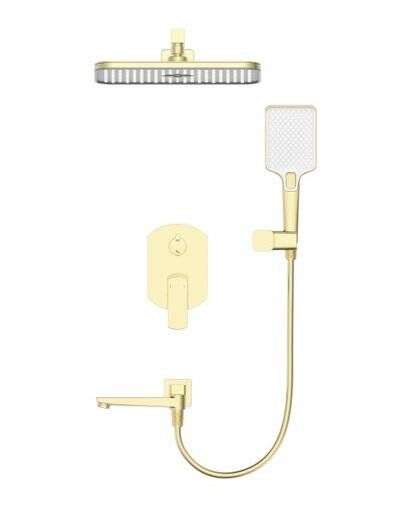 Изображение товара Душевая система Wonzon & Woghand Forza WW-939031-BG с золотым PVD покрытием