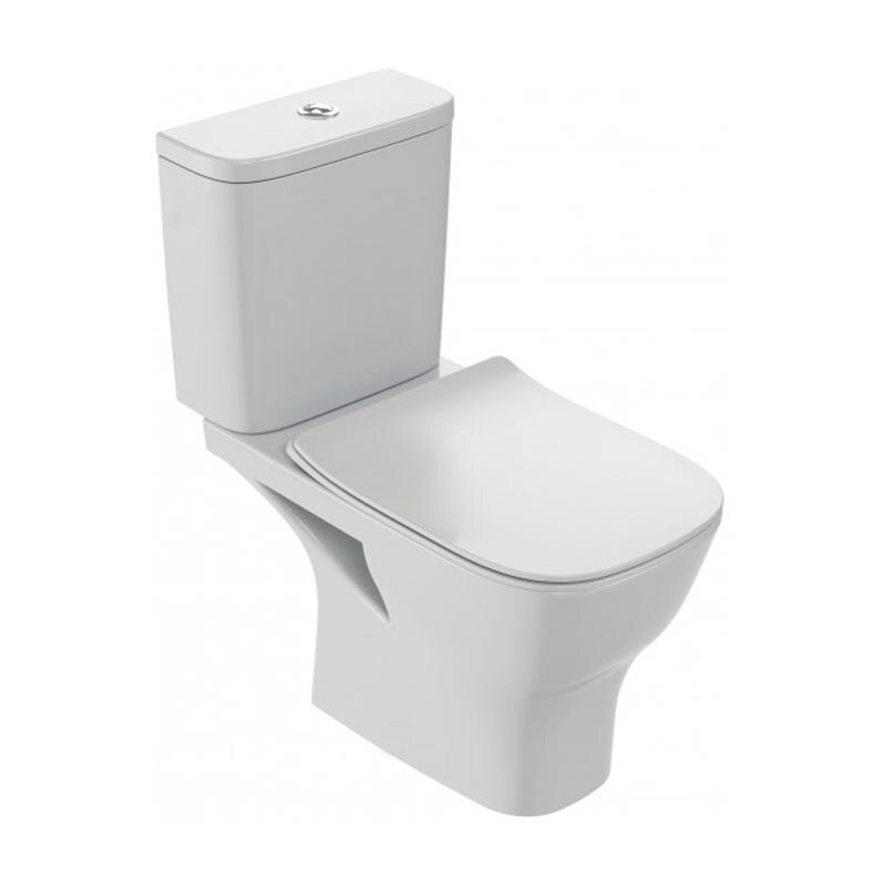 Изображение товара Напольный безободковый унитаз Jacob Delafon Struktura с микролифтом, 34x64 см