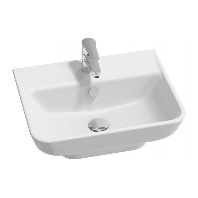 Изображение товара Раковина Jacob Delafon Struktura EGF112-00 50x40 см подвесная белая фарфор