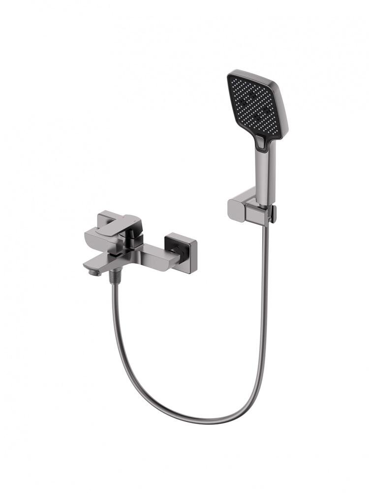 Изображение товара Смеситель для ванны и душа Wonzon Woghand Forza WW-639031-1-BGM, темный графит