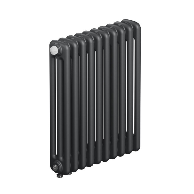 Изображение товара Радиатор трубчатый Rifar Tubog 3057 TUB 3057-10-DV1-TI, 10 секций, нижнее подключение, цвет титан