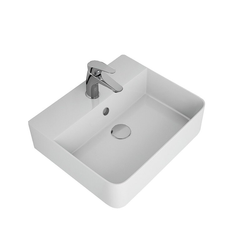 Изображение товара Раковина Lemark Джой 3 641990 45 см керамика белый угловая монтаж