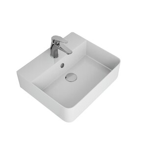 Изображение товара Раковина Lemark Джой 3 641990 45 см керамика белый угловая монтаж