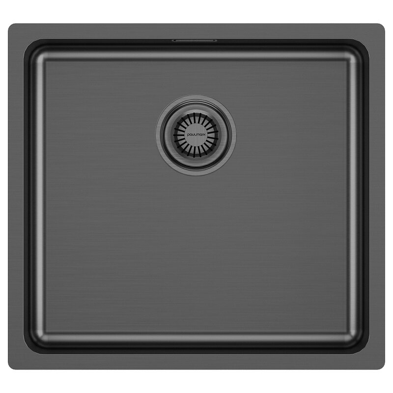 Изображение товара Кухонная мойка Paulmark Vista 48 PM304844-GM из нержавеющей стали Изображение товара Кухонная мойка Paulmark Vista 48 PM304844-GM из нержавеющей стали
