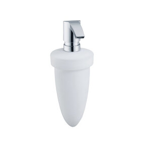 Изображение товара Дозатор жидкого мыла Keuco City.2 160 мл настенный с насосиком белый матовый Германия