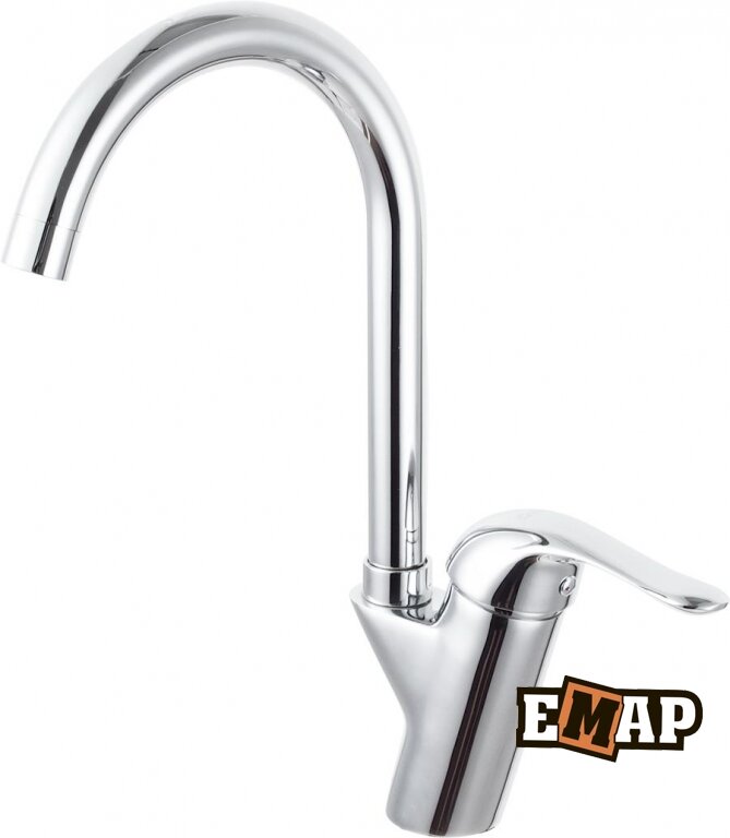 Изображение товара Смеситель для кухни Емар ЕС-3002 хром однорычажный поворотный