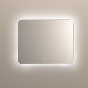 Изображение товара Зеркало Vincea VLM-3BE900, 90 х 80 см, LED подсветка, c сенсорным выключателем и диммером, цвет белый