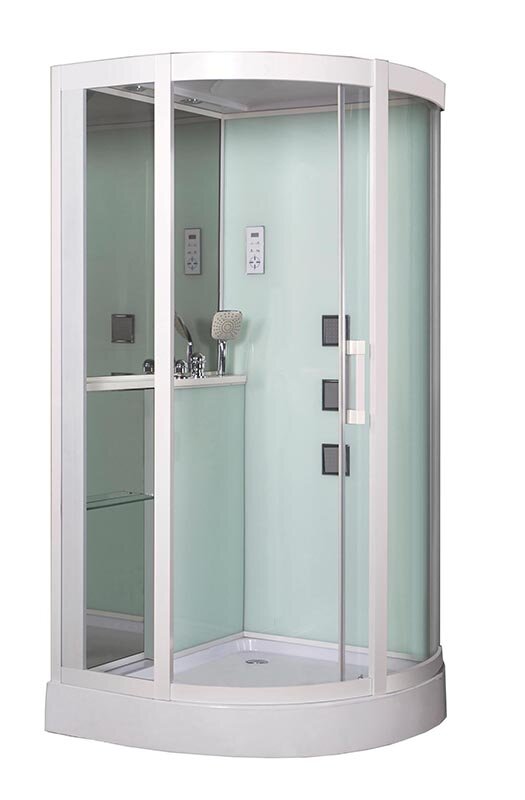 Изображение товара Душевая кабина Grossman GR-141, четверть круга 100 x 100 см с гидромассажем