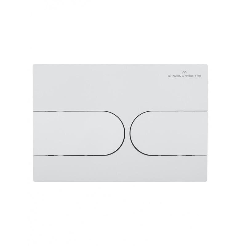 Изображение товара Клавиша смыва Wonzon & Woghand WW-IB233-MW механическая белая матовая Германия