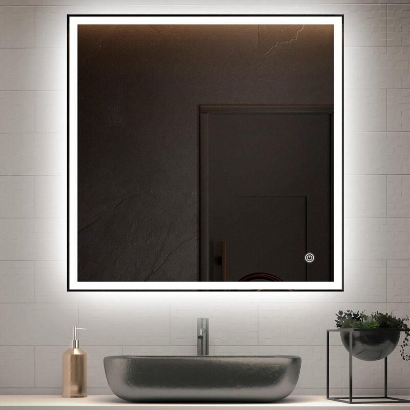 Изображение товара Зеркало Vincea VLM-3VN8008 с LED подсветкой и сенсором 80x80 см