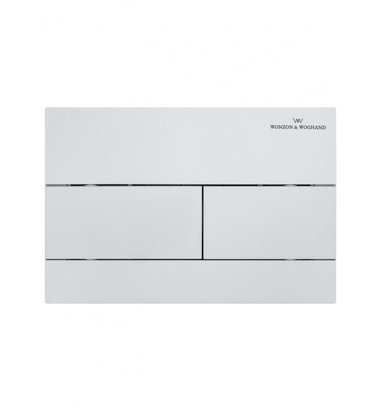 Изображение товара Клавиша смыва механическая Wonzon & Woghand WW-IB235-MW белая матовая