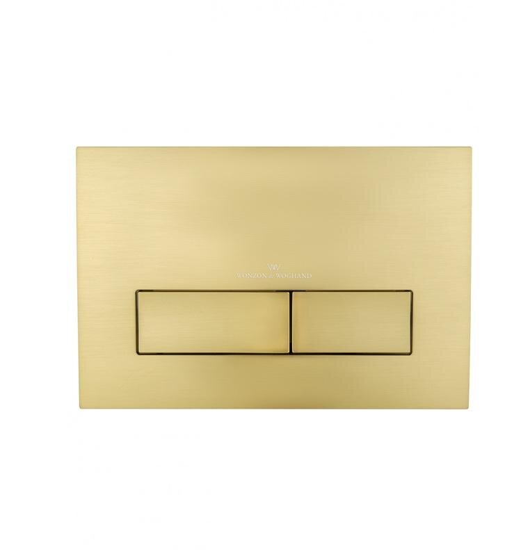 Изображение товара Клавиша смыва Wonzon & Woghand WW-IB224-BG механическая золото брашированное PVD Германия