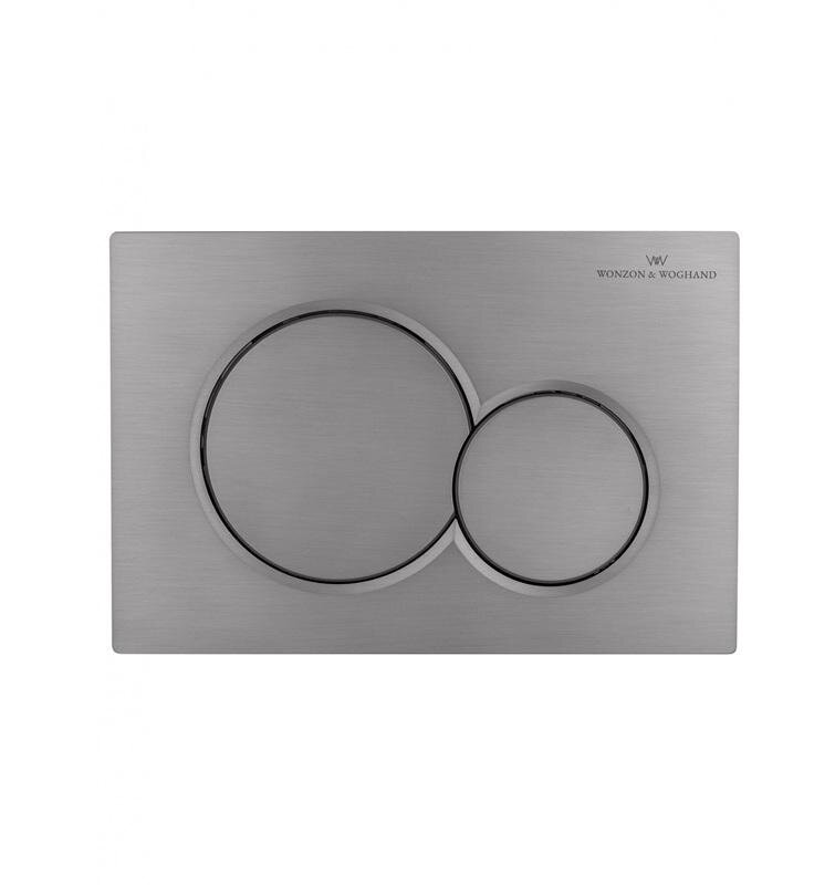 Изображение товара Клавиша смыва Wonzon & Woghand WW-IB232-BGM механическая темный графит