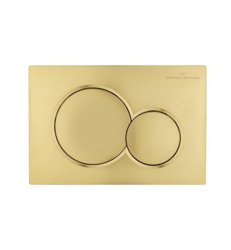 Изображение товара Клавиша смыва Wonzon & Woghand WW-IB232-BG механическая золото