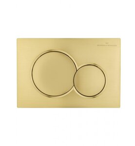 Изображение товара Клавиша смыва Wonzon & Woghand WW-IB232-BG, механическая, золото брашированное PVD