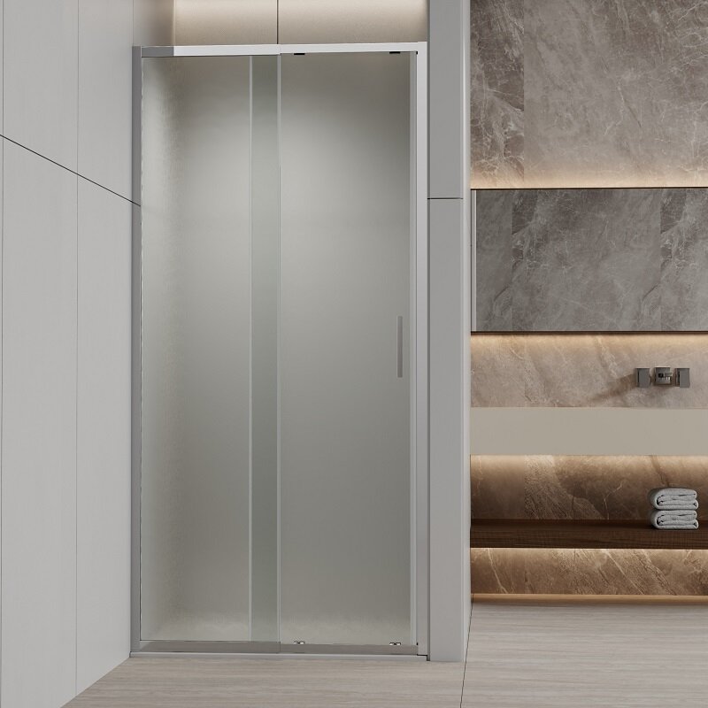 Изображение товара Душевая дверь Vincea Rapid-N VDS-3RN11/12MT 110/120 см раздвижная стекло хром