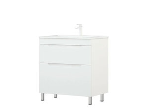 Изображение товара Тумба под раковину Corozo Юта 75 SD-00001668, 75 см, белая