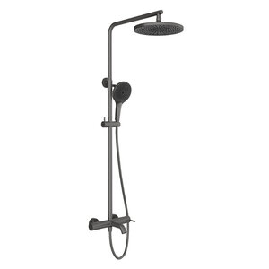 Изображение товара Душевая система Aqueduto Chuva CHU0245, цвет вороненая сталь, gunmetal