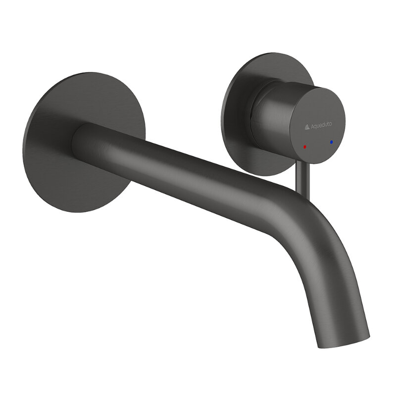 Изображение товара Смеситель для раковины Aqueduto Cano CAN0445 вороненая сталь gunmetal