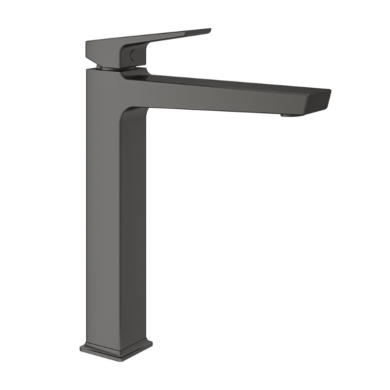 Изображение товара Смеситель для раковины Aqueduto Claro CLA0345 вороненая сталь gunmetal 5 лет гарантии