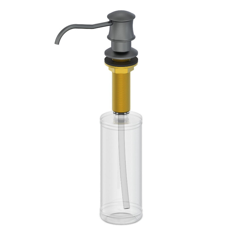 Изображение товара Встраиваемый дозатор для мыла Wonzon & Woghand WW-88SD03-BGM графит Изображение товара Встраиваемый дозатор для мыла Wonzon & Woghand WW-88SD03-BGM графит