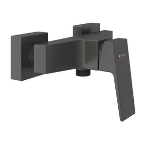 Изображение товара Смеситель для душа Aqueduto Claro CLA0745, цвет вороненая сталь, gunmetal