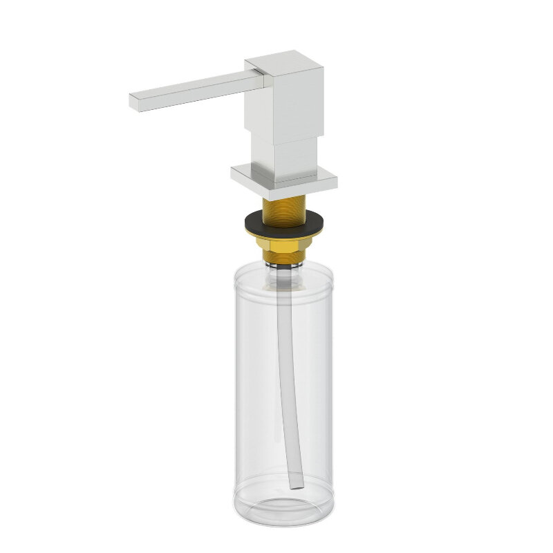 Изображение товара Встраиваемый дозатор для мыла Wonzon & Woghand WW-88SD01-BN с никелевым покрытием