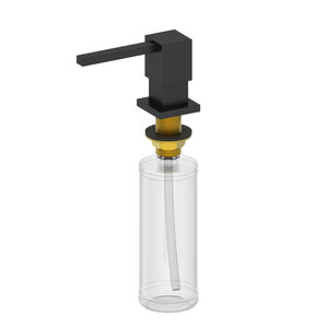 Изображение товара Встраиваемый дозатор для мыла Wonzon & Woghand WW-88SD01-MB, цвет черный матовый