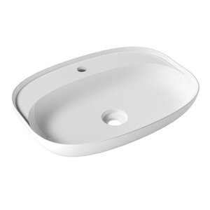 Изображение товара Раковина Alice Form 22460101 60 см накладная овальная белая Италия