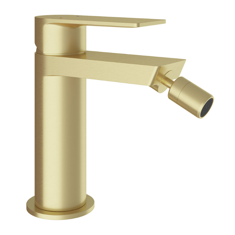 Изображение товара Смеситель для биде Aqueduto Geomerico GEO0550 золото шлифованное