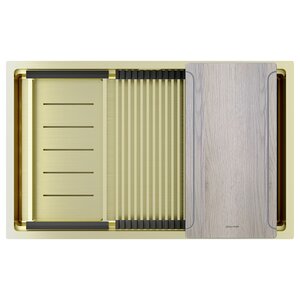 Изображение товара Кухонная мойка Paulmark Next-Multi Sink 74 Uni из нержавеющей стальной с PVD покрытием