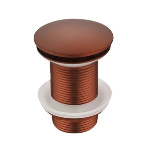 Изображение товара Донный клапан Boheme Uno 612-CB, без перелива, автомат clik-clack, медь брашированная