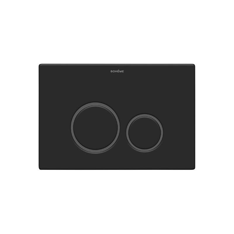 Изображение товара Клавиша смыва Boheme 649-B, нержавеющая сталь, ультраплоская, черный матовый