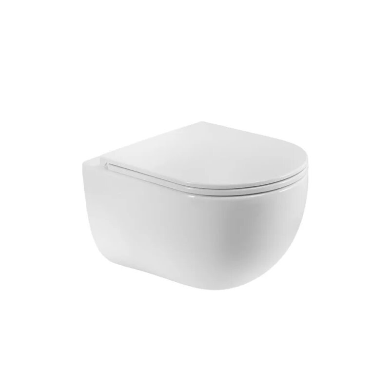 Изображение товара Подвесной унитаз безободковый BelBagno Etna BB008CH-TOR/SC с системой торнадо