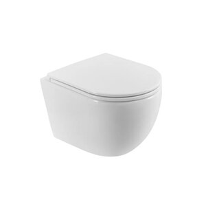 Изображение товара Унитаз подвесной BelBagno Compatto BB003CH-TOR/SC безободковый торнадо микролифт