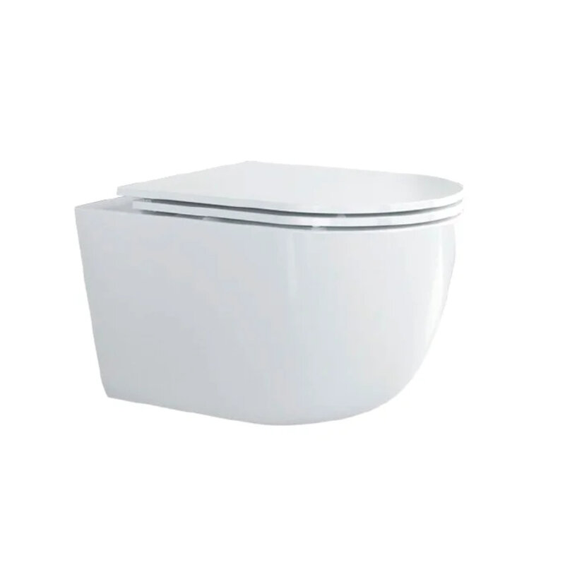 Изображение товара Подвесной безободковый унитаз Cezares Relax CZR-3806-53-TH-TOR/SC с системой торнадо