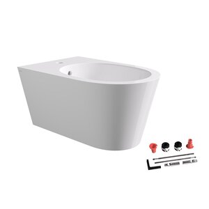 Изображение товара Биде подвесное Alice Hide 31180101SET, с набором креплений, цвет белый  