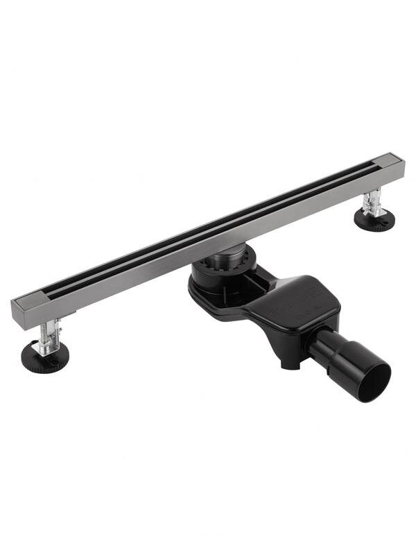 Изображение товара Дренажный канал Wonzon & Woghand WW-65406T-GM 60 см с щелевой вставкой темный графит