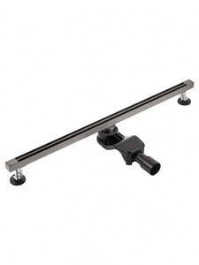 Изображение товара Дренажный канал Wonzon & Woghand 90 см с щелевой вставкой темный графит PVD