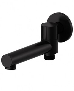 Изображение товара Излив для ванны Wonzon & Woghand WW-88SZ10-MB, с дивертором, черный матовый