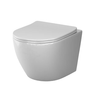 Изображение товара Подвесной унитаз Am.Pm Like AquaSpin 2.0 C801901SC, безободковый, крышка микролифт, смыв торнадо, белый