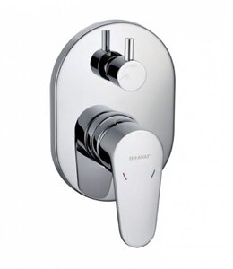 Изображение товара Смеситель для ванны и душа Bravat Eler FB848238CP-2-RUS встраиваемый хром