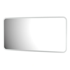 Изображение товара Зеркало Defesto Lume DF 3808SH, 120 x 60 см, с LED-подсветкой 34W, сенсорный выключатель, нейтральный белый свет