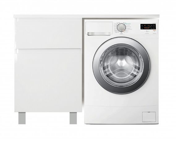 Изображение товара Тумба с раковиной Эстет Dallas Luxe 120x48,2 см напольная Белая Россия