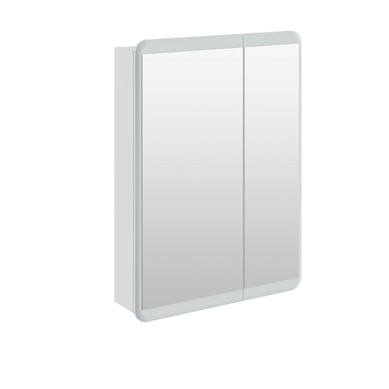 Изображение товара Зеркальный шкаф Runo Эрика 60 см белый современный стиль мебель для ванной